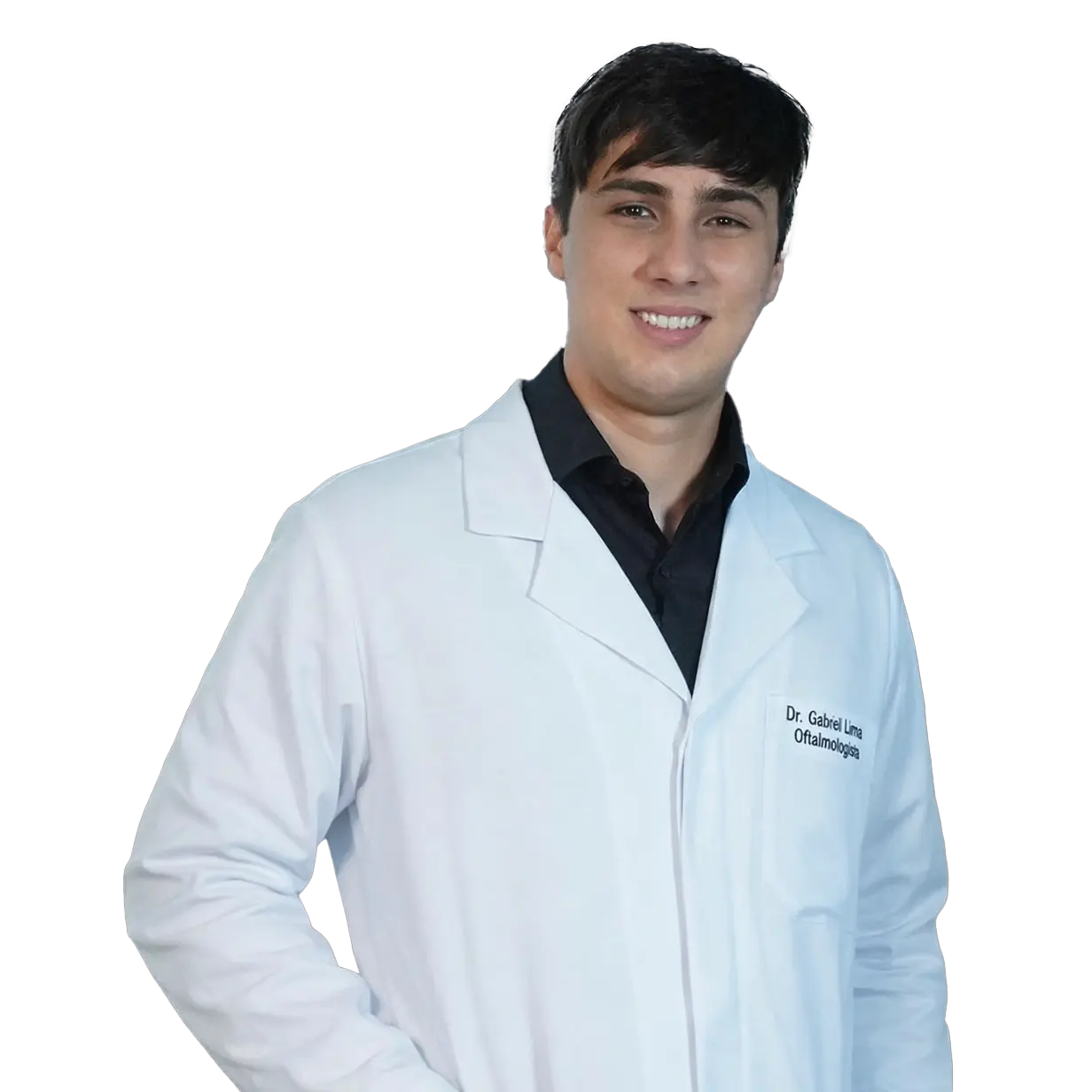 Dr. Gabriel Seabra de Carvalho Cunha Souza olhando para frente