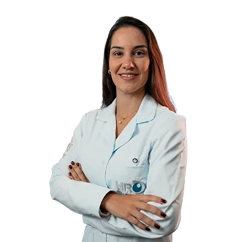 Dra. Maria da Graça Vaz Daltro olhando para frente