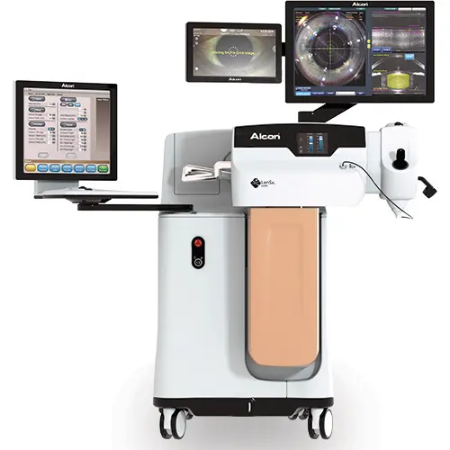 Alcon LenSx Laser equipamento cirúrgico para catarata com tecnologia automatizada