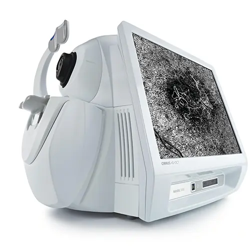OCT Cirrus equipamento para tomografia de coerência óptica com análise detalhada da retina