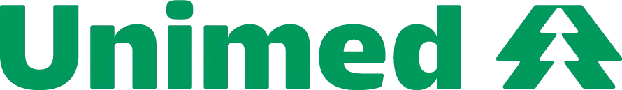 Logotipo da Unimed, convênios e planos de saúde aceitos nos hospitais de olhos da rede Vision One.